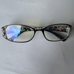Plastic Light Blocking Reading Glasses With Soft Case For Women