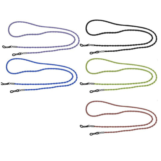 5pcs Leather Eyeglass Straps Non Slip Spectacles Cord Retainer Lanyard