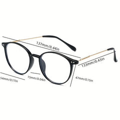 Vintage Style Women's Anti Light Glasses with Glasses Frame