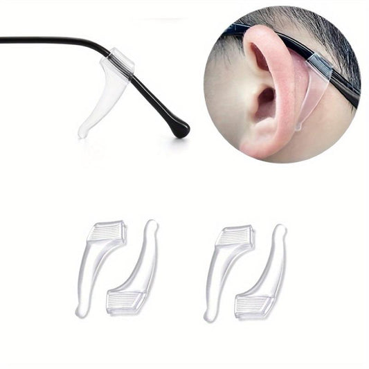 Eyeglass Ear Clips Silicone Ear Grips Anti Slip Hooks for Glasses S