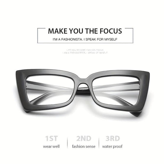 Square Chunky Frame Mirror Holder Light Blocking Glasses