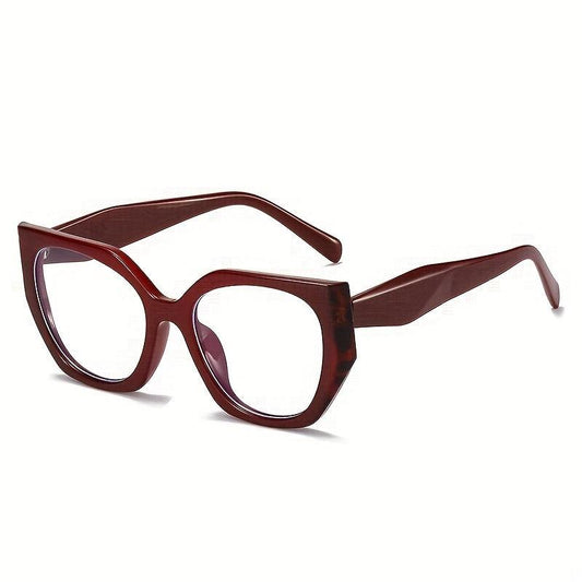 Women's Square Computer Glasses Thick Frame Non Prescription Large Light Glasses