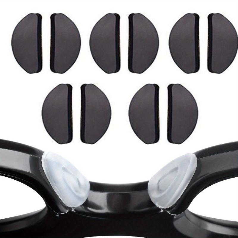 10 Pairs Silicone Adhesive Nose Pads for Glasses & Sunglasses