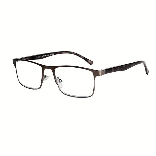 Single Pack Glasses PCQKBU Plastic Metal Brown Gray