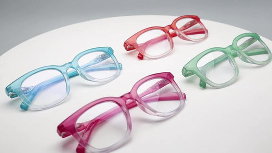 4pcs Women's Funky Reading Glasses Light Blocking