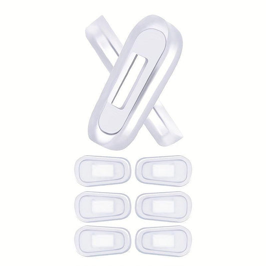 4 Pairs Silicone Nose Pads Eyeglasses Accessories