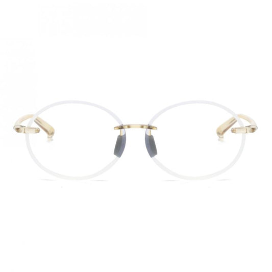 Colorful Rimless Frame Reading Glasses for Elderly Men Women