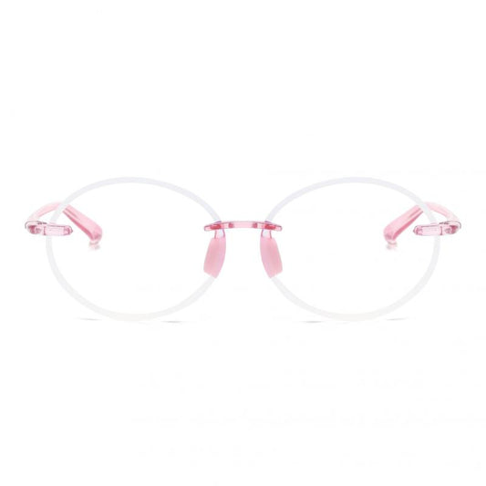 Colorful Rimless Frame Reading Glasses for Elderly Men Women