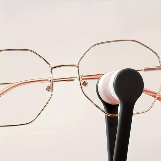 2pcs Portable Mirror Cloth Glasses Wipe, Non-Harming Lens Cleaning Wipe