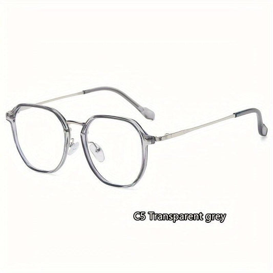 Round Frame Metal Anti Glasses Funky Glasses for Daily Use