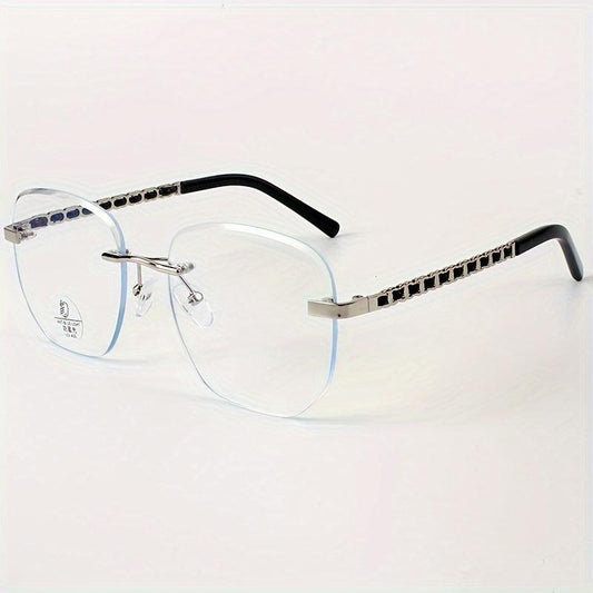 Personality Braided Rope Leg Frameless Glasses