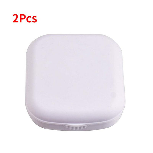 Colorful Lens Case Kit 2Pcs Brighten Look Mirror Durable & Portable