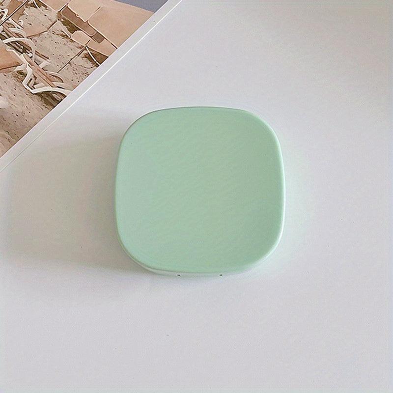 Compact Lens Case with Mirror - Plastic Lens Companion Case