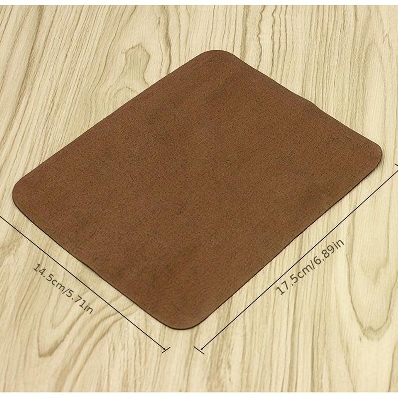 5pcs Brown Cleaning Cloth for Glasses & Electronics