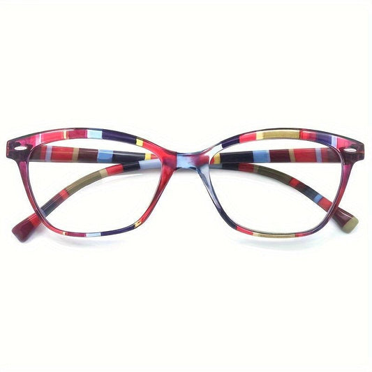 4pk Women's Cat's Eye Reading Glasses with Rivet Detailing