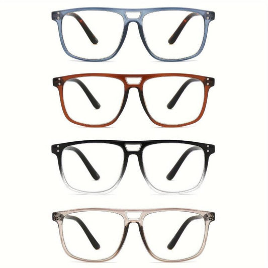 Light Blocking Reading Glasses Vintage Frame Funky Readers With Spring Hinges