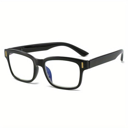 PC Squared Frame Light Blocking Reading Glasses Presbyopia Unisex Men Women