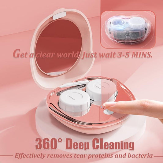 Ultrasonic Lens Cleaner USB Charging Soft Colored Lenses