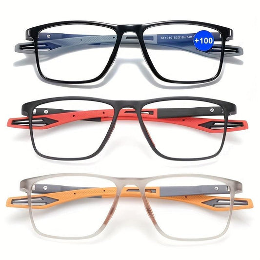Funky Sports Anti Light Reading Glasses Men HD Aspheric Resin Lens