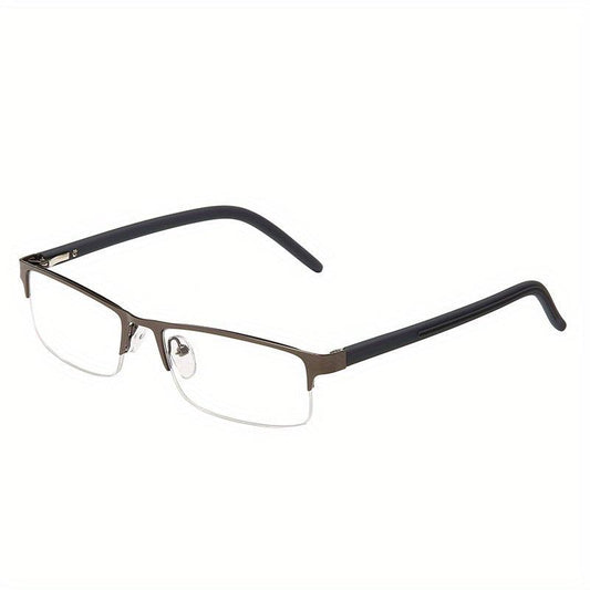 Rectangle Frame Spring Hinge Reading Glasses for Men Women