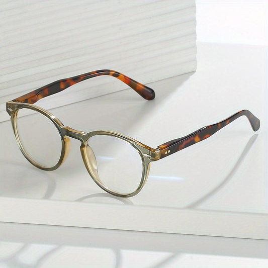 5PCS Round Frame PC Temples Colorful Spring Hinges Corrective Eyeglasses