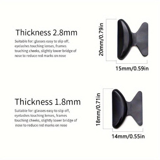 Butterfly Anti Slip Silicone Nose Pads for Glasses Firm Non-slip
