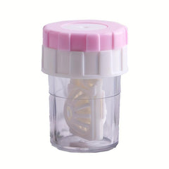 Portable Rotation Lens Cleaning Container for Daily Use