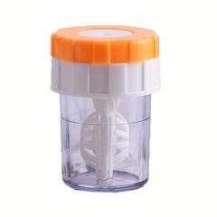 Portable Rotation Lens Cleaning Container for Daily Use
