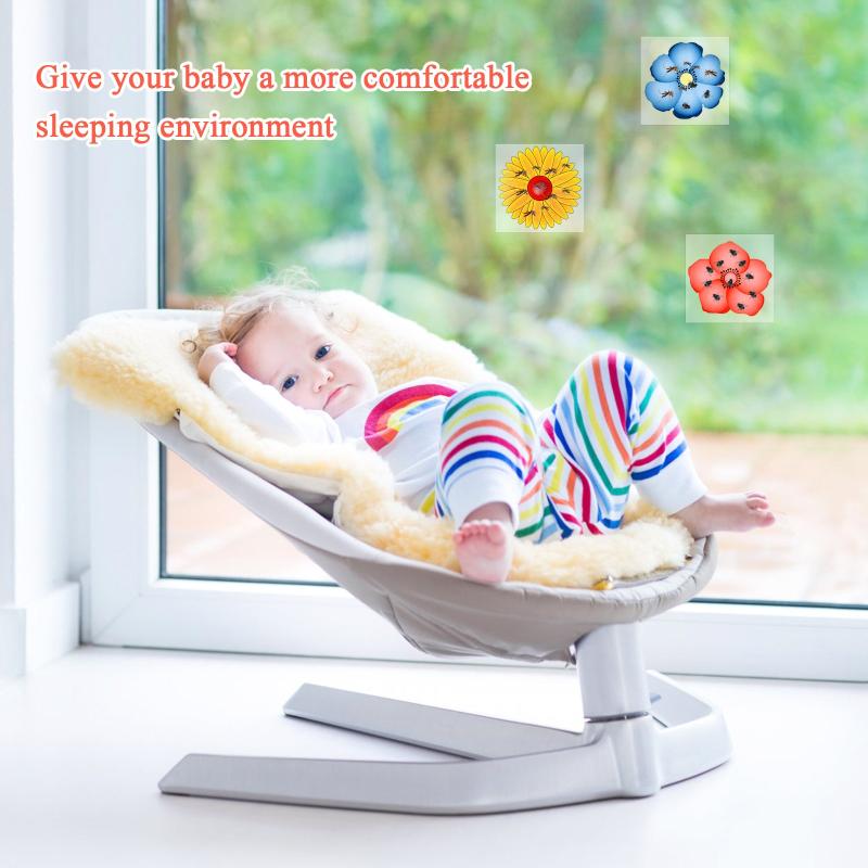 30Pcs Floral Style Fruit Fly Trap Window Sticker No Toxic Fly Paper For Home