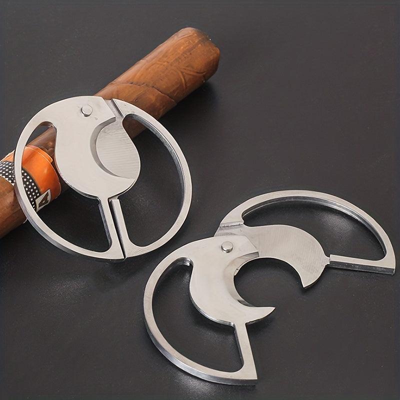 1pc Double Edged Cigar Cutter Stainless Steel Clipper