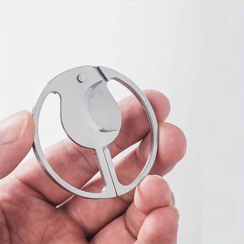 1pc Double Edged Cigar Cutter Stainless Steel Clipper