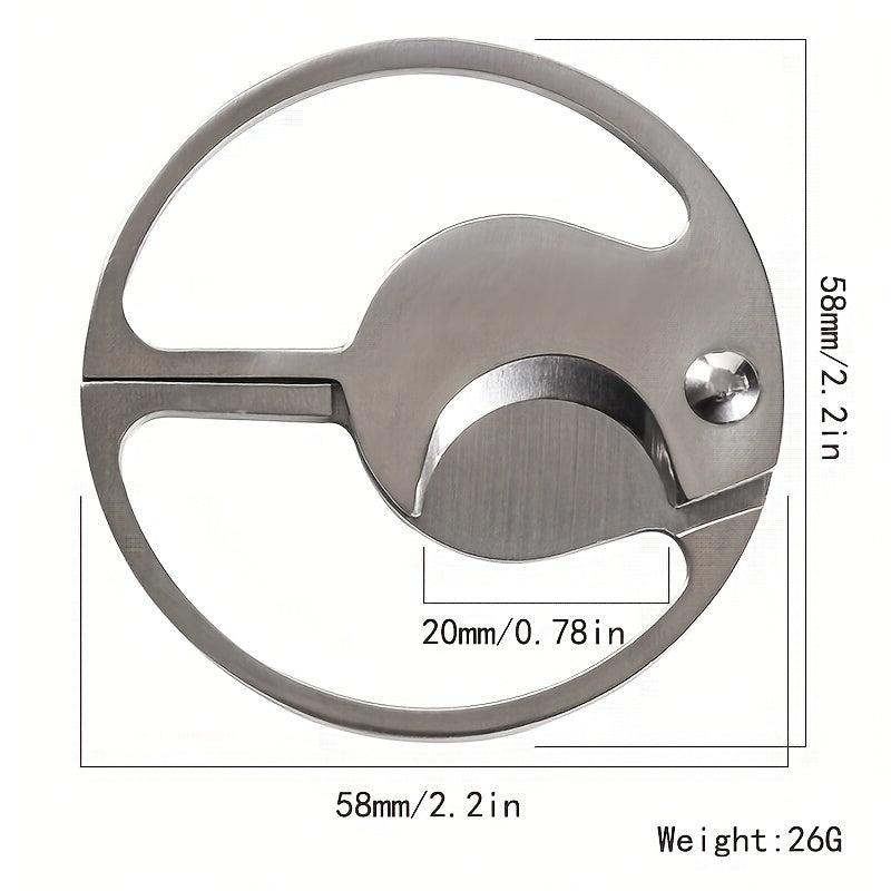 1pc Double Edged Cigar Cutter Stainless Steel Clipper