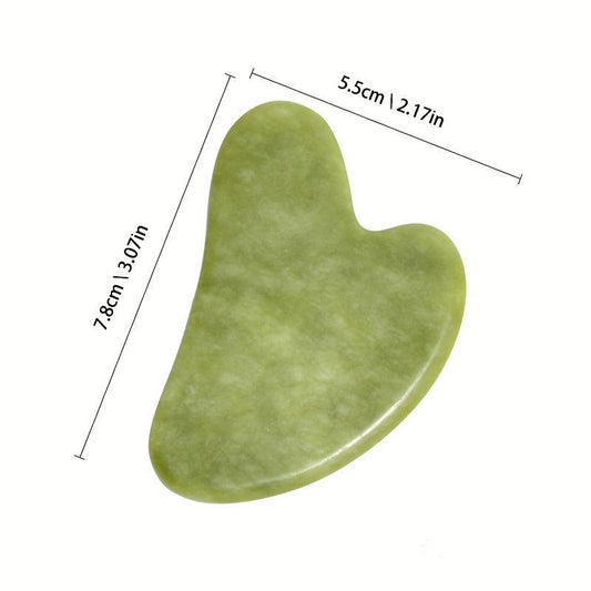 Jade Gua Sha Board Facial Massager Set