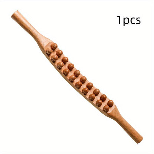 Wooden Massage Rolling Stick For Full Body Muscle Relaxation