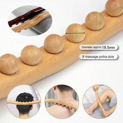 Wooden Massage Tool Relieve Neck & Back Pain Body Shaping Foot & Calf Massager