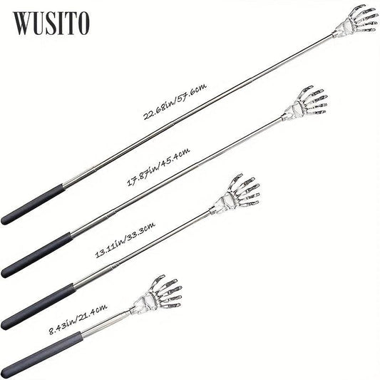 Stainless Steel Telescoping Back Scratcher with Gift Bag