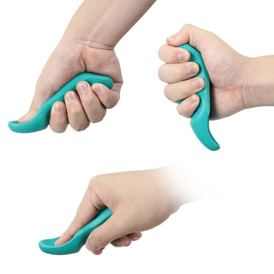 Green Mini Thumb Massager for Stress Relief & Tension