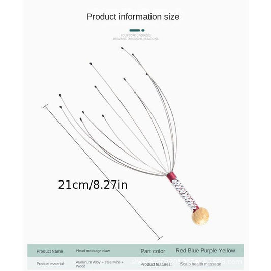 Octopus Head Massager - Relieve Muscle Tension Instantly