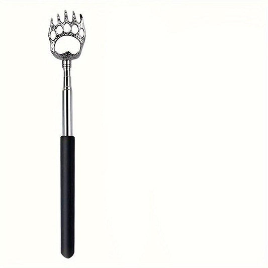 Retractable Back Massage Trumpet Massager, Relaxing Stainless Steel Material