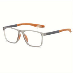 Men's Business Style Reading Glasses Anti Light Presbyopia Glasses