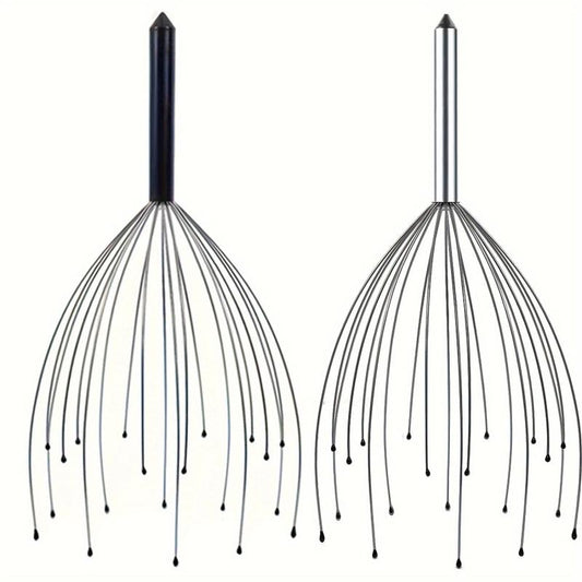 2pcs Head Massager Scratcher Handheld Scalp Massage For Relaxation