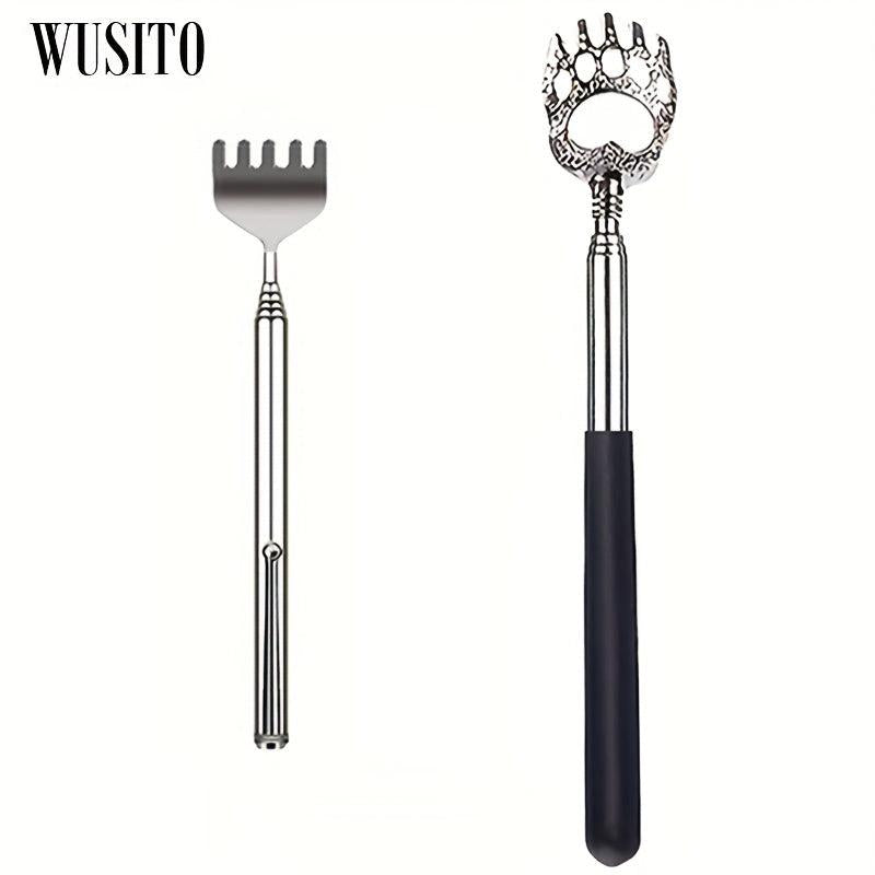 2 Pack Extendable Bear Claw Back Scratcher with Gift Bag for Men Women