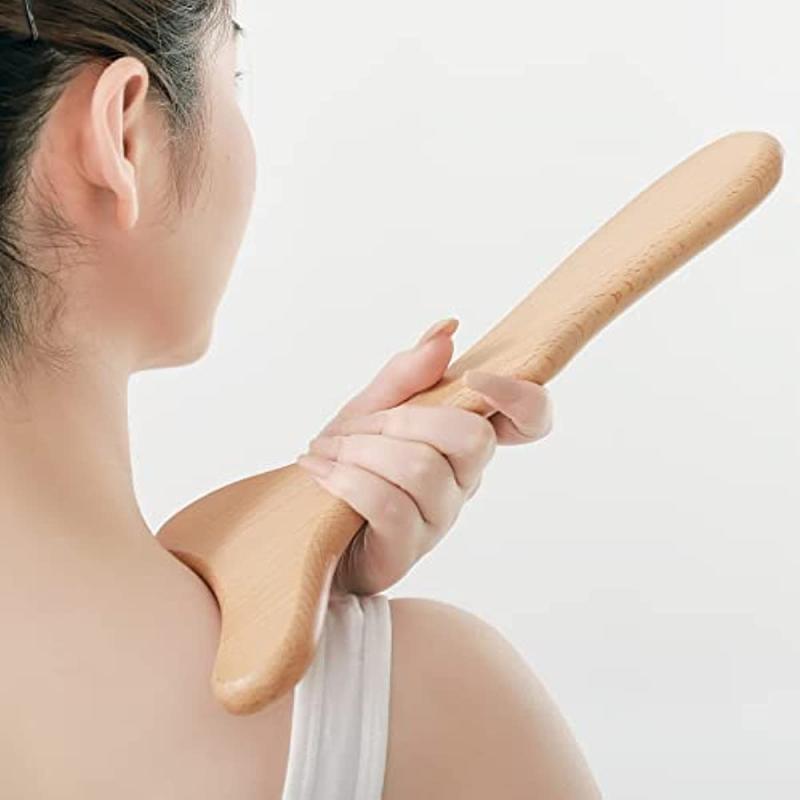 Komogir Wood Massager: Gua Sha Massage Tool for Pain Relief
