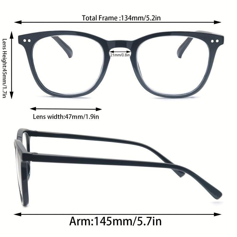 Women's Colorful Frame Reading Glasses Lightweight Spring Hinge Eyeglasses