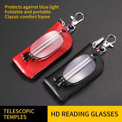 Metal Folding Anti Reading Glasses Portable Magnifier Eyewear