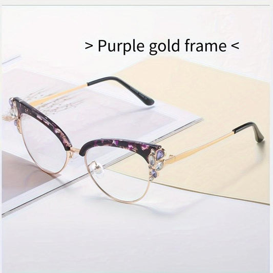 Anti Light Funky Cat Eye Glasses for Dance Party