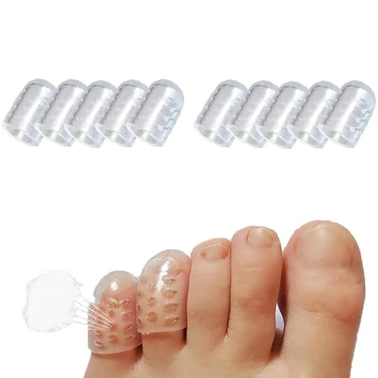 10pcs Silicone Toe Protectors Gel Toe Covers For Men Women