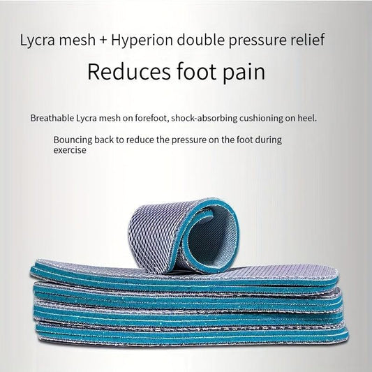 3 Pairs Sports Mesh Insoles - Soft, Comfortable, Breathable