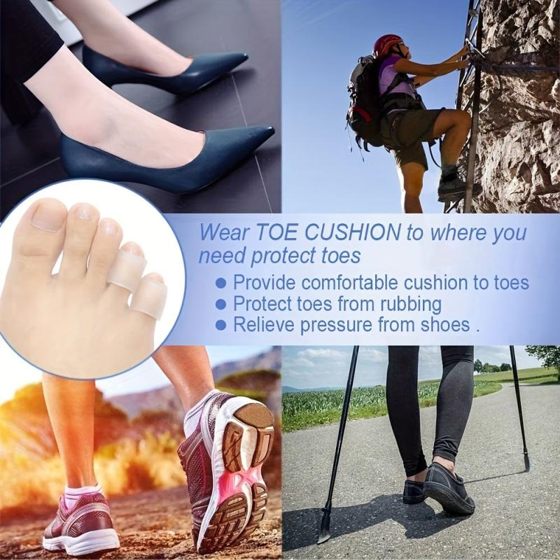 10pcs Toe Sleeves Protectors Toe Covers for Toe Protection