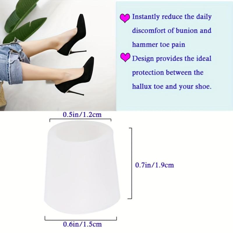 10pcs Toe Sleeves Protectors Toe Covers for Toe Protection